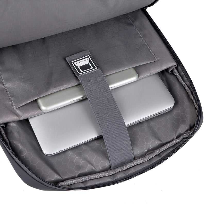 bags : Rugzak Heren Zwart - Stroomlijn Executive Waterdichte Laptoprugzak in van Pantino