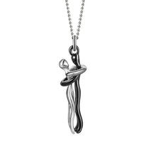 Jewelry Set : Evig Omfavnelse - Koop 1, Krijg 1 Gratis - Het Perfecte Cadeau voor Jou en Je Geliefde in Zilveren ketting (1+1 GRATIS) van Pantino