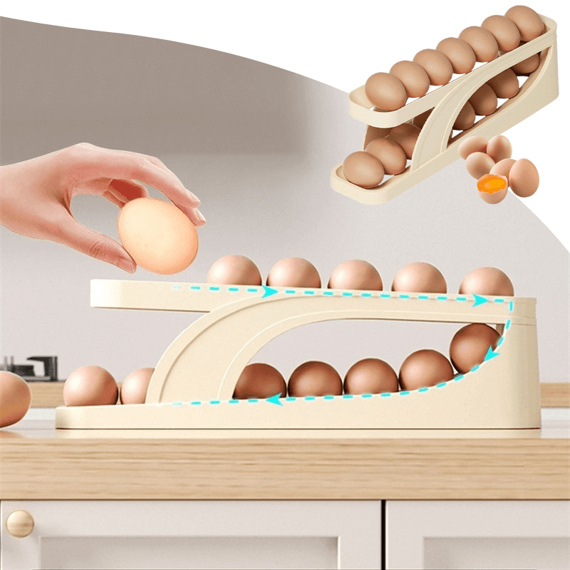 home & garden : EggBasket - Automatisch Scrollend Eierrek in 1+1 GRATIS van Pantino