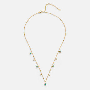 Necklace : Ketting Goud - Crystal Emily in van Pantino