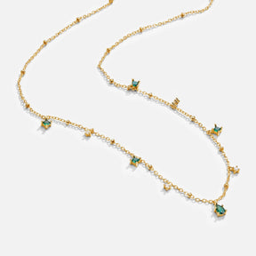 Necklace : Ketting Goud - Crystal Emily in van Pantino