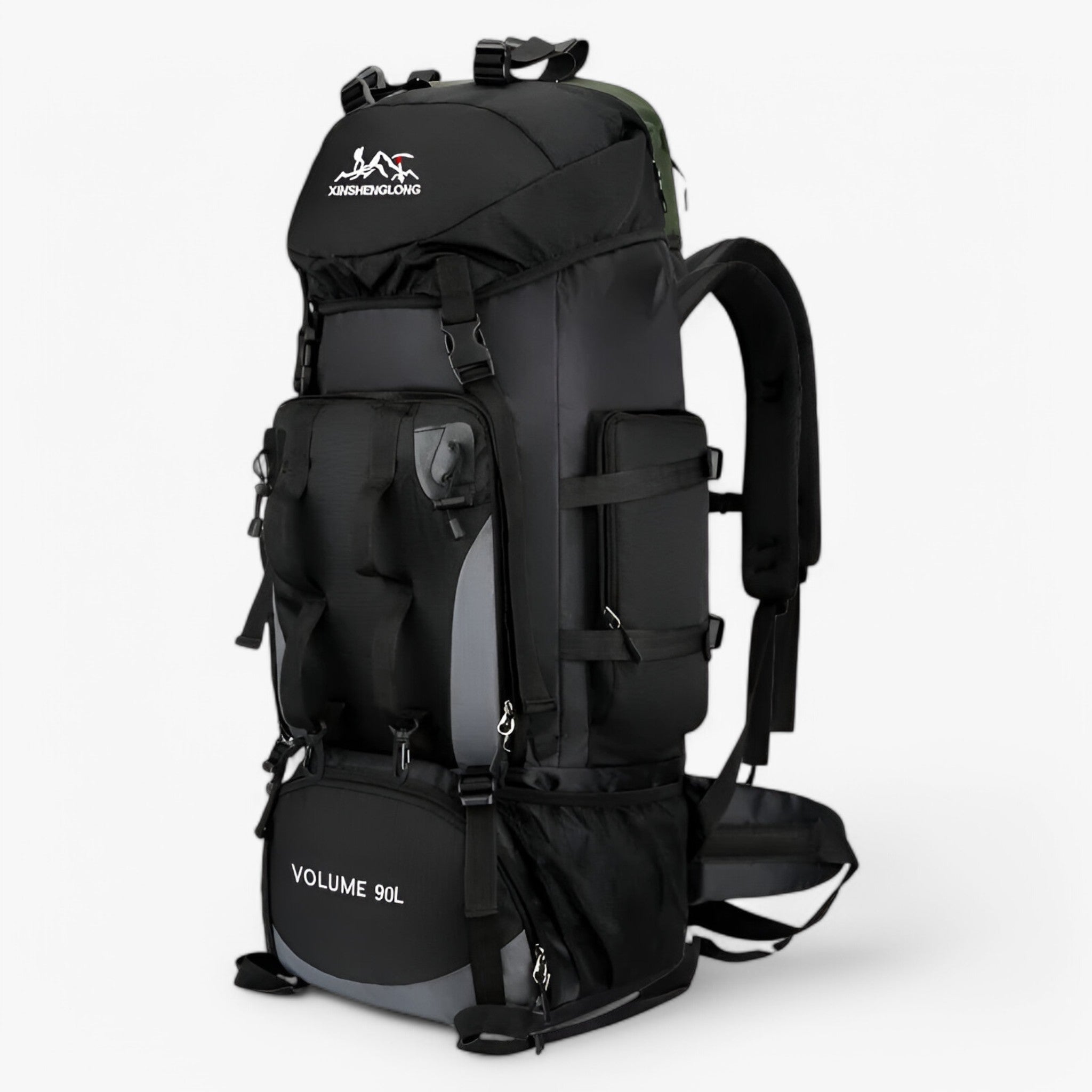 bags : Waterdichte Rugzak voor Wandelen en Kamperen - Zwart in Zwart van Pantino
