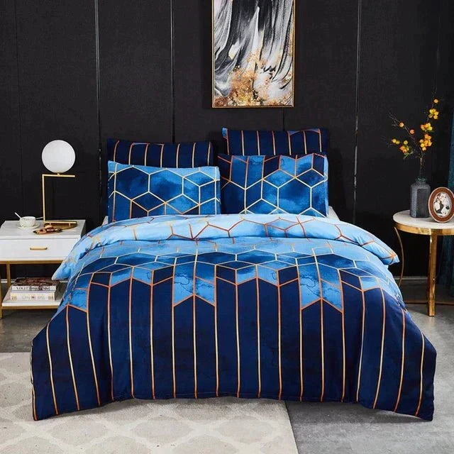 Luxe Layer - Sprei 'Geometrisch patroon' verfrissend en ademend Huid