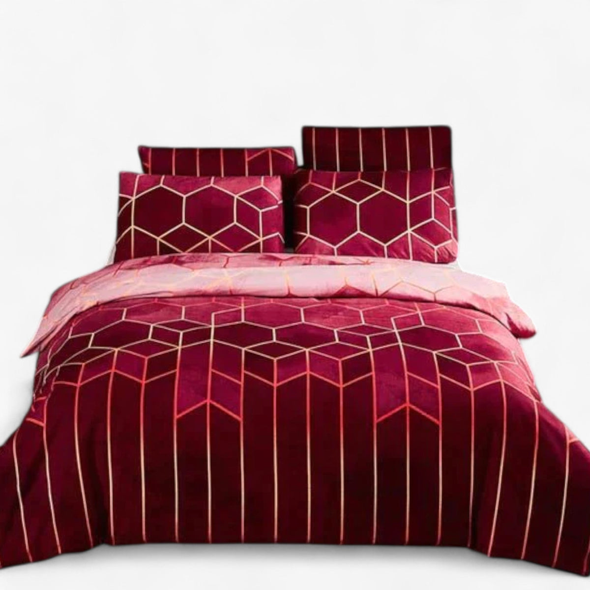 Luxe Layer - Sprei 'Geometrisch patroon' verfrissend en ademend Huid