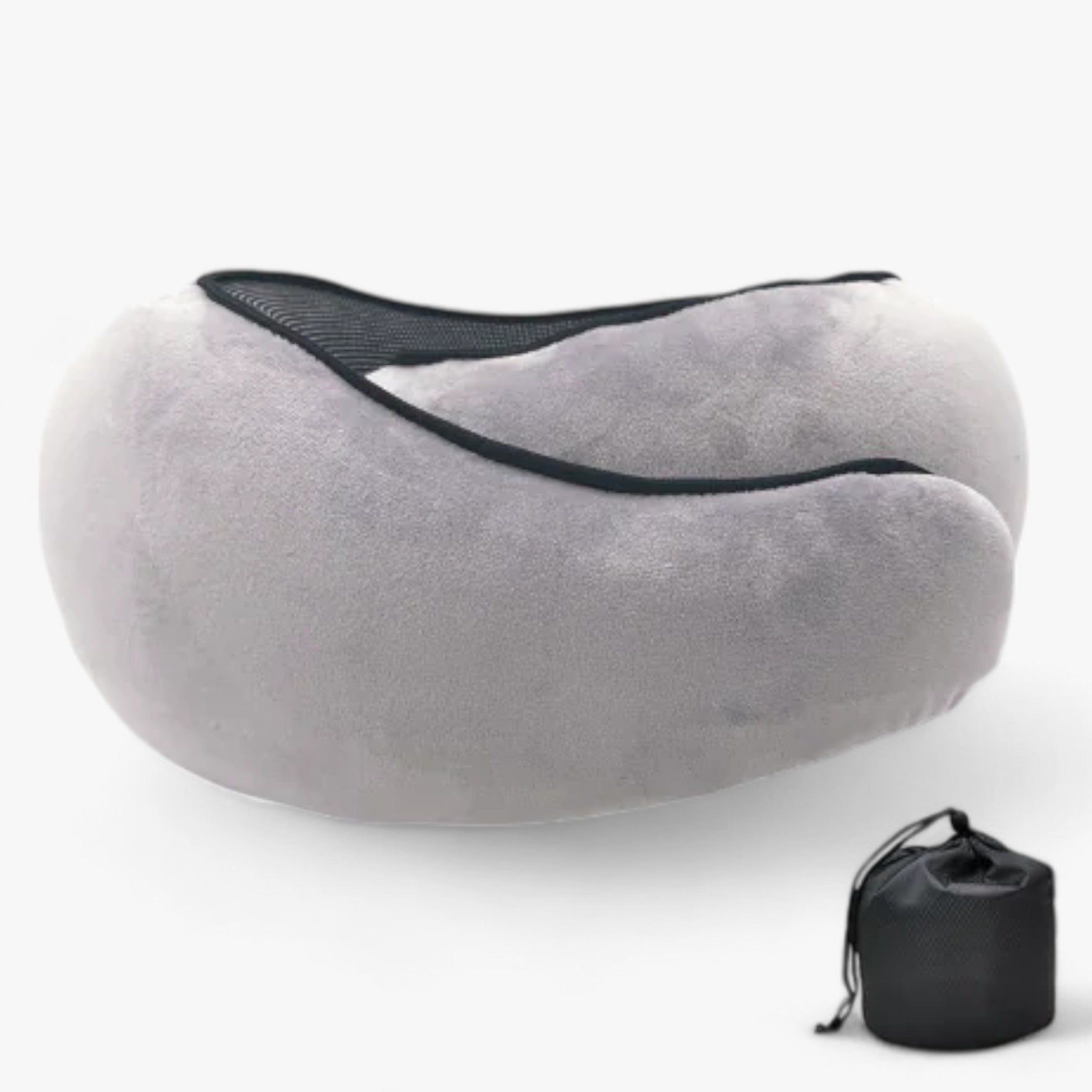 other : TravelPillow - Geniet van Ultiem Reiscomfort - Blauw in Lichtgrijs van Pantino