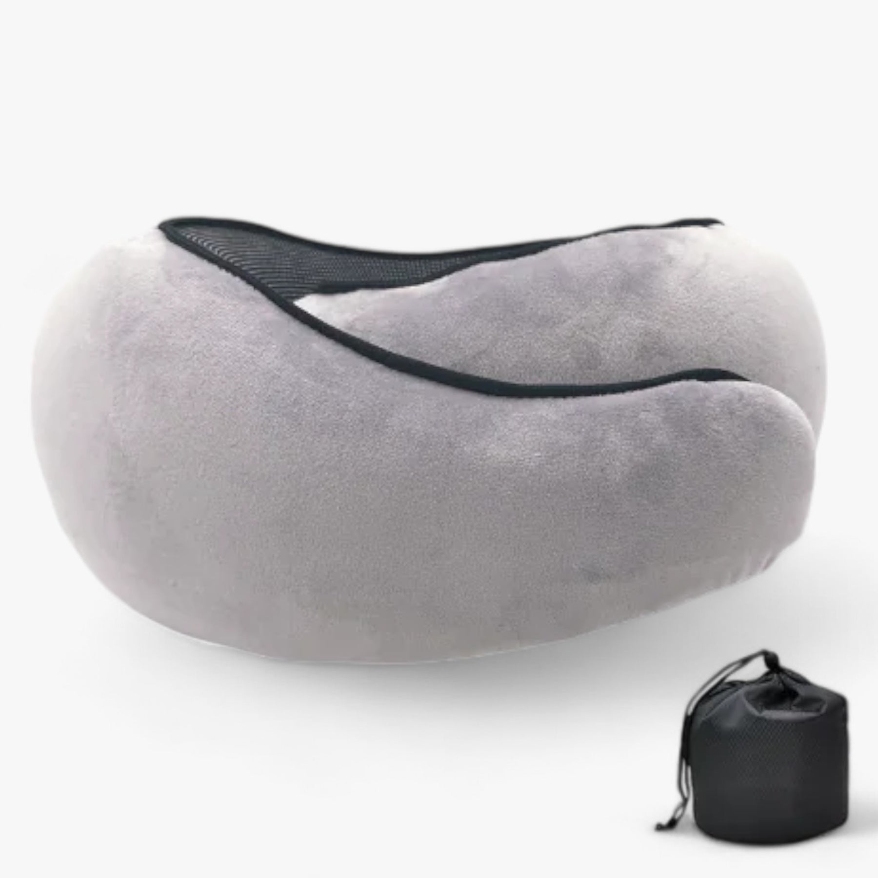 other : TravelPillow - Geniet van Ultiem Reiscomfort - Blauw in Lichtgrijs van Pantino