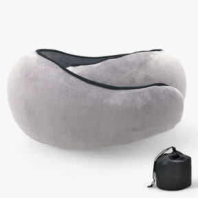 other : TravelPillow - Geniet van Ultiem Reiscomfort - Blauw in Lichtgrijs van Pantino