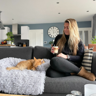 pets : Wasbare Huisdier Sofa Deken Donkerblauw - Pluche Zachte Warmte - Pluche in van Pantino