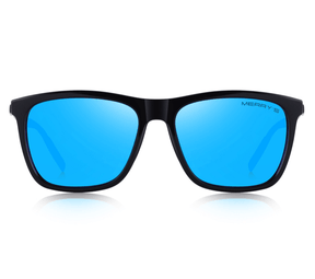 Sunglasses : Gepolariseerde Zonnebrillen voor Mannen - Zwart-Zwart in van Pantino