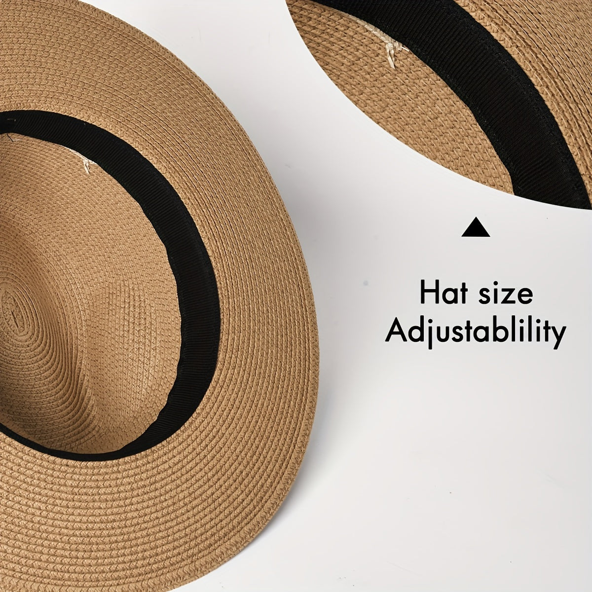 Panama Hat : Hoed Dames Khaki - Een Modieuze en Beschermende Panama met een Brede Rand in van Pantino