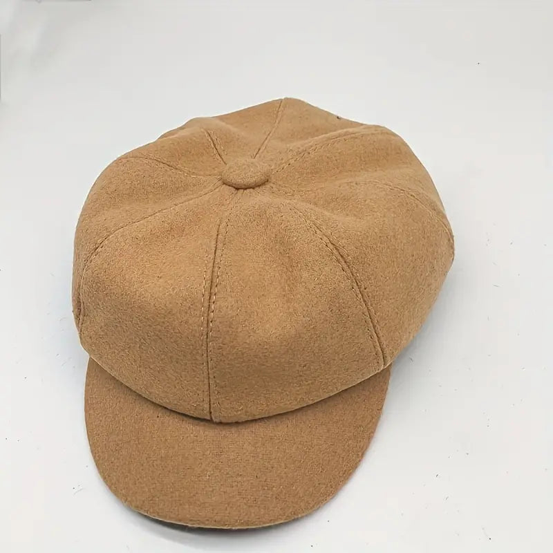 Beret : Baret Muts Dames Zwart - Comfortabel Stijlvol Winter - Wol in Beige van Pantino