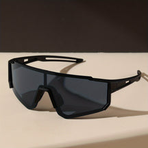Sport Sunglasses : Sportzonnebrillen voor Heren met Gecoate Lenzen Buitenrijden - Zwart Grijs in Zwart grijs van Pantino