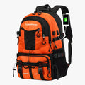 Trekking Rygsæk 40L Orange - Vandtæt, Holdbar & Komfortabel Rygsæk til Herrer & Damer