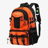 Trekking Backpack 40L Orange - Waterproof, Durable & Comfortable Backpack for Men & Women