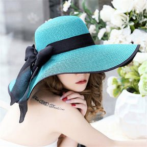 Sun Hat : Zomer Zonnehoed - Beige in Groen van Pantino