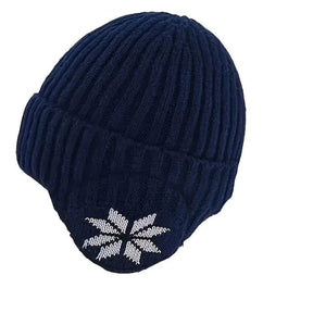Beanie : Muts Dames Zwart - Trendy Gebreide in Blue van Pantino