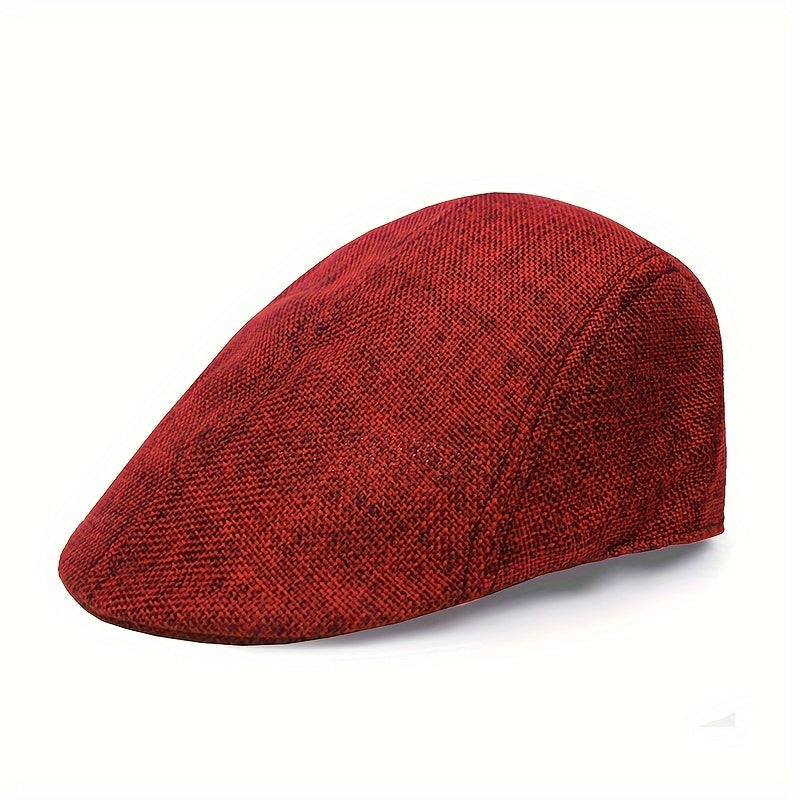 Beret : Baret Zwart - Polyester 1 St Modieuze Dunne Katoenen en Linnen Baretpet voor Middelbare Leeftijd en Ouderen Elegant in van Pantino