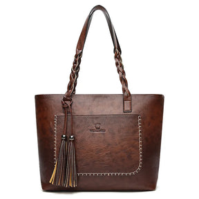 bags : Italiaans Leren Handtas Dames Bruin - Luxe Ambachtelijk Design - Echt Leer in Bruin van Pantino