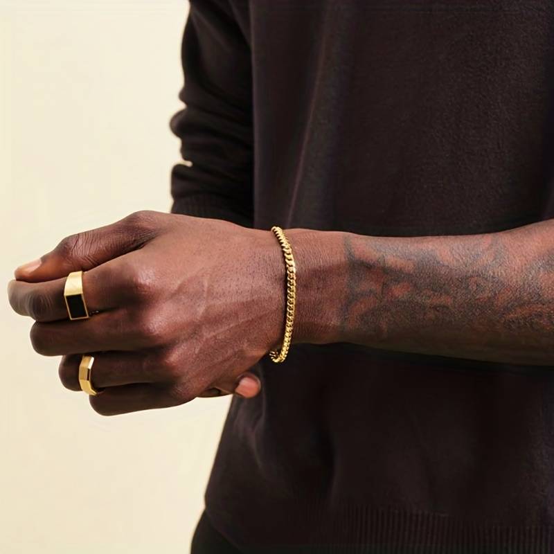Bracelet : Armband Goud - Een Modieuze Minimalistische ( in van Pantino