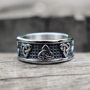 Ring : Knot Ring Heren Roestvrij Staal in Stainless Steel Ring van Pantino