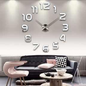 home & garden : 3D Wandklok Acryl - Modern design voor woonkamer - Groot, elegant en stil in van Pantino