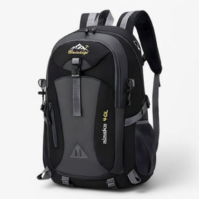 outdoor equipment : Wandelrugzak 40L - Donkerblauw Waterdichte Outdoor Backpack voor Heren & Dames in Zwart van Pantino