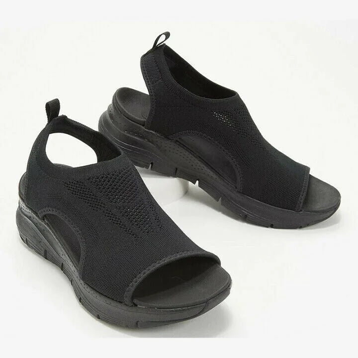 Sandals : Sandalen Dames Zwart - Klassiek Ontwerp voor een Eenvoudige en Elegante Stijl in van Pantino