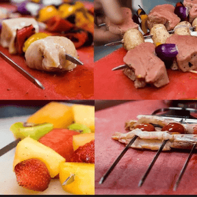 outdoor equipment : 3-Weg Grillspiezen BBQ - Rvs Duurzaam Buiten Grillen - Rvs in van Pantino