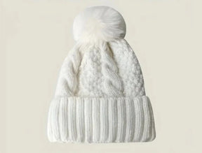Beanie : Beanie Wit - Trendy Polyester in Wit van Pantino