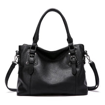 bags : Schoudertas Bruin - Chique Leren in Zwart van Pantino