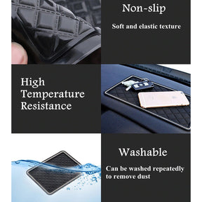 Car Dashboard Mat : Anti-Slip Mat Auto Wit Kristal - Telefoon Stabiel Houden - PVC in van Pantino
