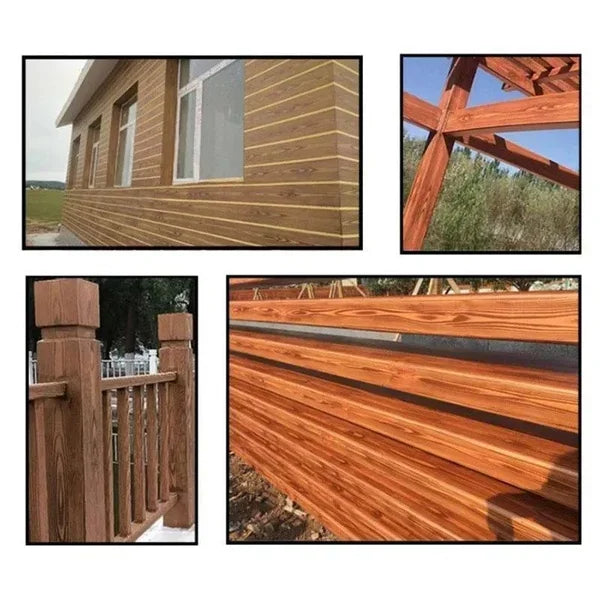 home & garden : Houtnerfmaker Set - Realistische Houtpatronen Decoratie - Rubber in van Pantino