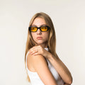 Gafas de sol UV400 C3Negro-Amarillo