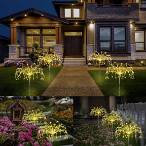 outdoor equipment : Waterdichte Solar Vuurwerklamp - Tuin Feestverlichting - Solar LED in van Pantino