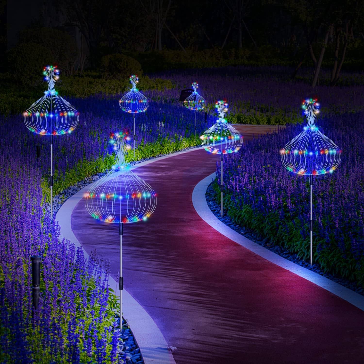 outdoor equipment : Waterdichte Solar Vuurwerklamp - Tuin Feestverlichting - Solar LED in van Pantino