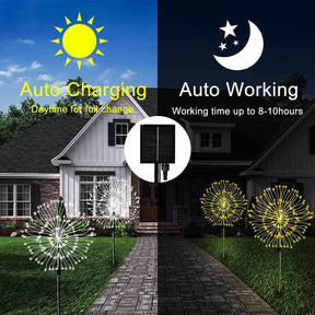 outdoor equipment : Waterdichte Solar Vuurwerklamp - Tuin Feestverlichting - Solar LED in van Pantino