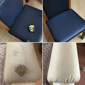 Leather Repair Patch : Zwarte zelfklevende leerlappen voor reparatie van bank, autostoelen, kleding - Set van 10x20cm in van Pantino