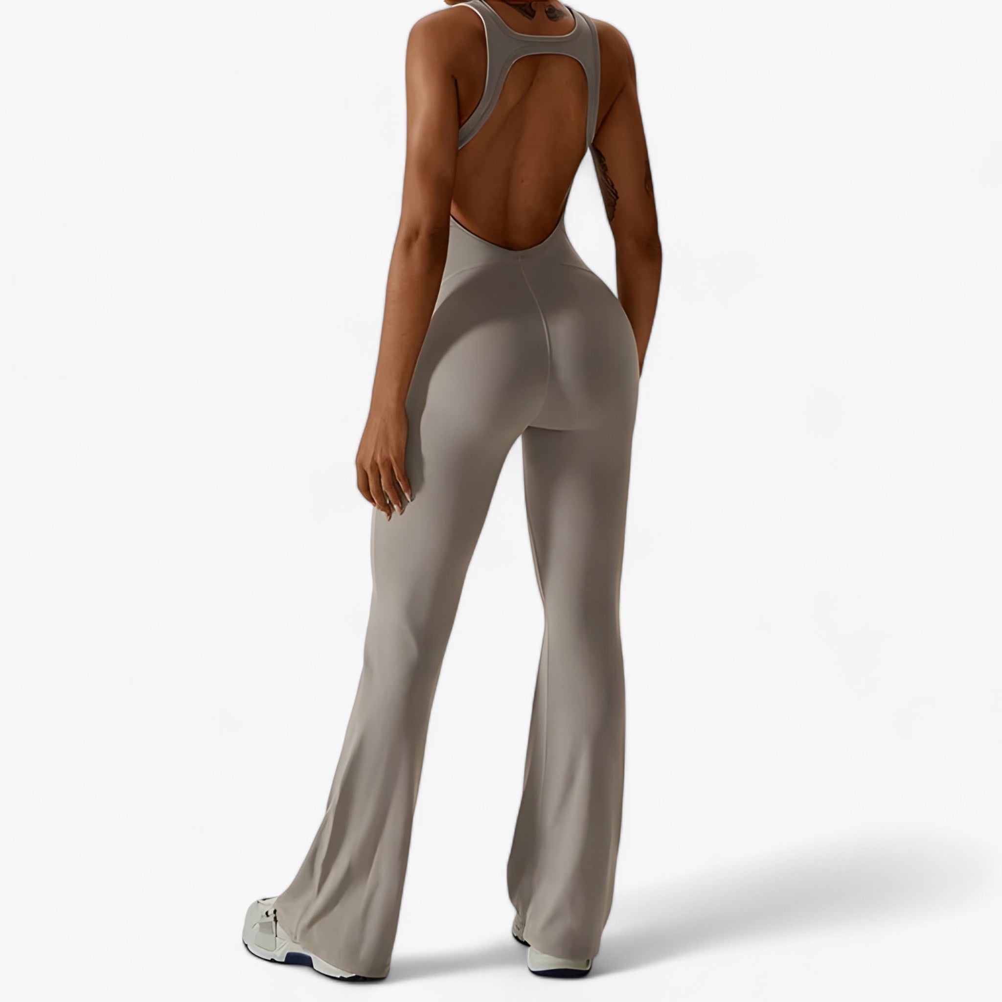 Bodysuit : Workout Lichaamspak - Ongeëvenaard Comfort en Prestaties - Blauw in Beige van Pantino