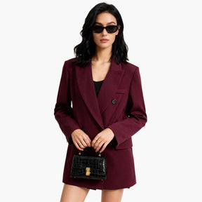 Dames Blazers : Dames Elegante Lange Blazer in van Pantino
