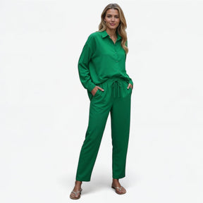 Outfit Sets : Zomerpak voor heren van linnen en lichtgewicht ademend katoen in van Pantino