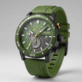 Herenhorloge met chronograaf, keramische lunette en waterdichte band