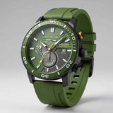 Herenhorloge met chronograaf, keramische lunette en waterdichte band