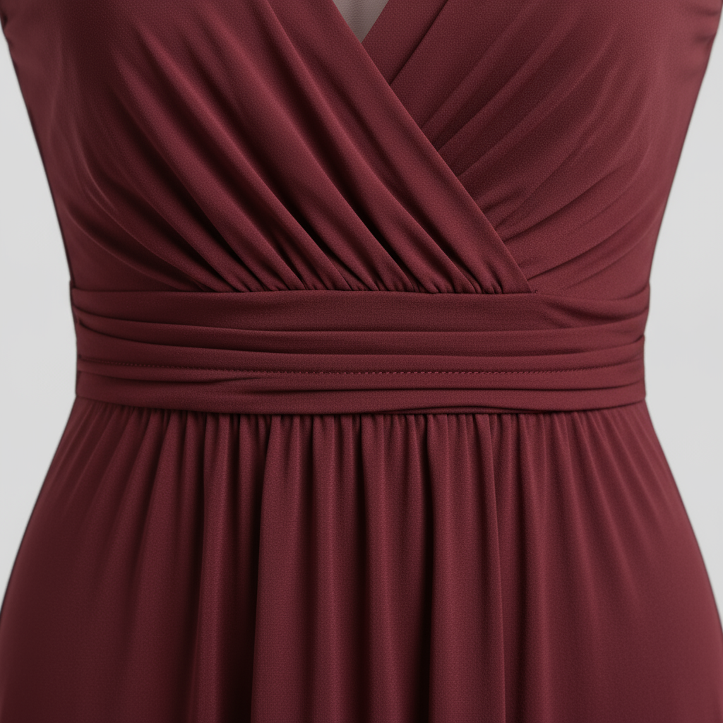 Dress : Maxi Jurk Dames Rood - Elegante Lange Zomer in van Pantino