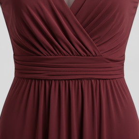 Dress : Maxi Jurk Dames Rood - Elegante Lange Zomer in van Pantino