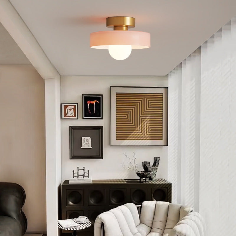 Bauhaus Plafondlamp - Frans-Geïnspireerd Messing Glas Geometrisch