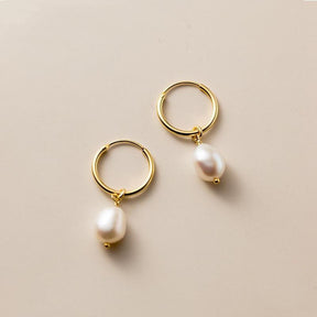 Earrings : Oorbellen Zilver - Isabel Pearl 5 Mm in van Pantino
