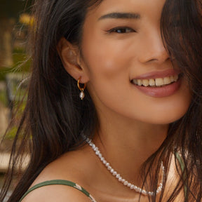 Earrings : Oorbellen Zilver - Isabel Pearl 5 Mm in van Pantino