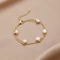 Armbånd Rosa - Celine Perle 15 Cm