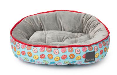 pets : Orthopedisch Vrolijk Donut Hondenbed - Rood in Rood van Pantino