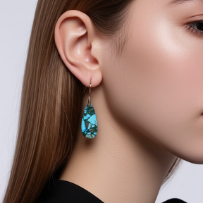 Earrings : Oorbellen Zilver - OceanEnergy Beschermings Traandruppelen Regaliet in van Pantino